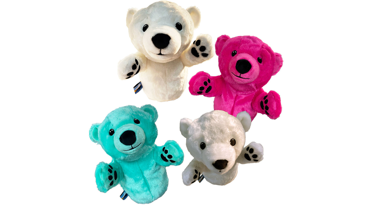 dinofactory Anagom Golf Head Cover Polar Bear Driver Headcover with Lovely Paw