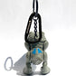 Trex dinosaur Key Chain 2 inch Carabiner Clip (Green + Gray)
